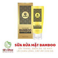 SỮA RỬA MẶT DƯỢC MỸ PHẨM BAMBOO - LÀM SẠCH LÀN DA, SE KHÍT LỖ CHÂN LÔNG VÀ DƯỠNG ẨM CHO DA