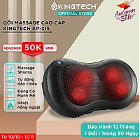 Gối Massage Đa Năng KingTech KP-315 - Máy Mát xa Toàn Thân Nhiệt Hồng Ngoại - Chuyên Sâu Cho Cổ, Vai Gáy, Lưng Dưới, Đùi, Chân - Sử Dụng Tại Nhà, Văn Phòng, Trên Ô Tô - Quà Tặng Cho Bạn Bè, Người Thân