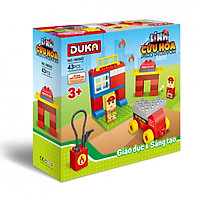 Đồ Chơi Ghép Hình Duka - Lính Cứu Hỏa
