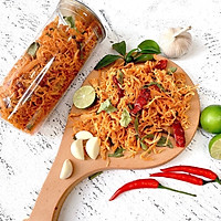 Khô Gà Lá Chanh Đồ Ăn Vặt Ngon Đồ Ăn Vặt 49 Loại 1 Hũ Pet 300Gr