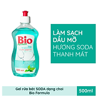 Gel rửa bát Bio Formula SODA dạng chai 500ml