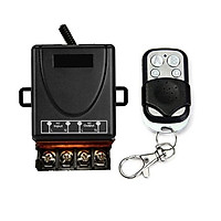Bộ công tắc điều khiển từ xa 100M/30A/220V sóng RF 433Mhz có chức năng học lệnh điều khiển 4 nút bật tắt máy bơm
