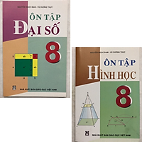 Combo Ôn tập Đại số & Hình học lớp 8