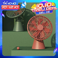 Quạt Không Tiếng Ồn Xiaomi Youpin SOTHING Destop Silent Fan Kiểu Dáng Cổ Điển Nhỏ Gọn Để Bàn
