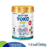 Sữa Bột Vinamilk Gold Yoko 2 850g ̣̣Dành Cho Bé Từ 1 - 2 Tuổi
