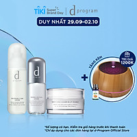 Bộ Sản Phẩm Dưỡng Sáng Cho Da Nhạy Cảm d program Whitening Clear (Nước Cân Bằng 125ml + Serum Dưỡng Da 40ml + Tinh chất dưỡng trắng 60g)