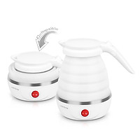 Ấm Đun Du Lịch Có Thể Gập Lại Nathome NSH0603 (0.6L) - Trắng