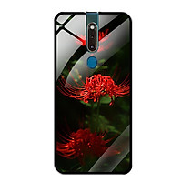 Ốp Lưng Kính Cường Lực cho Oppo F11 Pro - 0593 HOABINGAN04 - Hàng Chính Hãng
