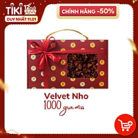 Hộp Quà Velvet Nho Khô Nâu REAL FOOD (1000g/Hộp)
