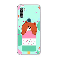 Ốp lưng dẻo cho điện thoại VSMART ACTIVE 3 - 0312 GAUBROWN03 - Hàng Chính Hãng