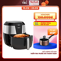 Nồi chiên không dầu vỏ thép Tefal EY701D15 - Dung tích 5.6L Size lớn XXL Công suất 1850W - Hàng chính hãng