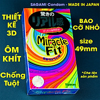Bao cao su Sagami Miracle fit hộp 10 cái