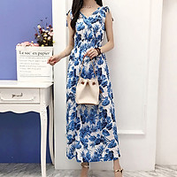 Váy đầm maxi đẹp chất thun lạnh co giãn giấu bụng size 40-70Kg dạo chơi, đi biển - Maxi 64 mẫu mới 2021