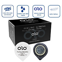 10 Bao cao su OLO Ultra - Thin siêu mỏng 0.001mm truyền nhiệt phiên bản English, nhiều gel bôi trơn.