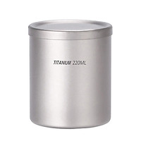 Cốc titan hai lớp uống cà phê nước trà cho cắm trại/đi bộ đường dài/dã ngoại ngoài trời 220ml/330ml/450ml/550ml