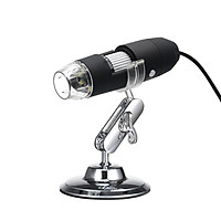 USB Digital Zoom Microscope Magnifier with OTG Function 8-LED Light Magnifying Glass 1600X Magnification with Stand