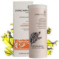 Dầu Gội Làm Mềm Tóc, Giảm Rụng Living Nature Balancing Shampoo 200ml