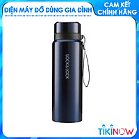 Bình Giữ Nhiệt Thép Không Gỉ Vacuum Bottle Lock&Lock LHC6180-FU (800ml) - Xanh Đậm