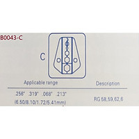 Kìm Bấm Cos , Cáp Đồng Trục B0043 -( C,D,E,G,H,H1,I,J,M,N,W ) CMart