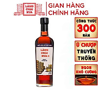Nước mắm nhỉ Làng Chài Xưa xuất khẩu nhãn xanh chai thủy tinh 500ml cốt nhỉ đặc biệt vị dịu nhẹ gu Việt Kiều giới trẻ thành thị