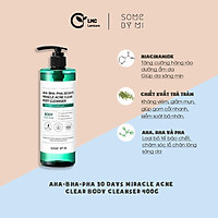 Sữa tắm giảm mụn lưng làm sạch da Some by mi aha-bha-pha 30 days miracle acne clear body cleanser 400g