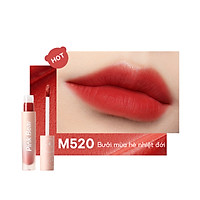 Son Kem Pink Bear Butter Cream Tint Velvet Matte Lip Long-lasting Hydrating High coverage 8 Shades 2.5g