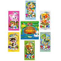 Combo Trọn Bộ Phát Triển IQ Cho Trẻ Em Tặng Kèm Truyện Cổ Tích Song Ngữ Anh Việt