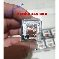 10 rơ le 4 chân 24v 80a và 5 chân 24v 100a