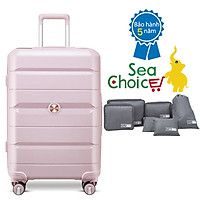 Bộ Hành lý có bánh xe vali chống thấm nước chống mài mòn 4 bánh xe xoay 360 độ