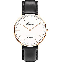 Đồng hồ nam dây da tổng hợp GENEVA PKHRGE037
