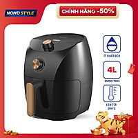 Nồi Chiên Không Dầu BIYI AF611 (4L) - Hàng Chính Hãng - Màu Đen