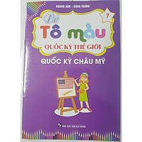 Bé Tô Màu  Quốc Kỳ Thế Giới (Quốc Kỳ Châu Mỹ 7)