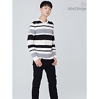 Áo Thun Nam Tay Dài Mind Bridge Stripe T-shirt - SIZE S,M,L