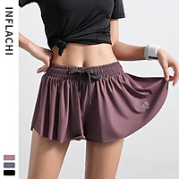 Shorts Skirt 2020 New Loose Sports Shorts Female Summer Anti-glare Double Safety Pants Quick-drying Yoga Fitness Running Hot Pants