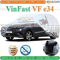 Bạt che phủ ô tô VinFast VF e34 3 lớp cao cấp chống nắng nóng nước mưa