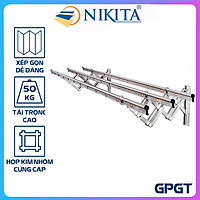 Giàn phơi quần áo xếp gọn - Giàn phơi thông minh gắn tường - Chính hãng NIKITA