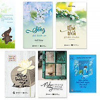 Combo 5: Từng Bước Nở Hoa Sen, Sống Đời Bình An, Thả Trôi Phiền Muộn, Như Mây Thong Dong, Khi Quá Buồn Hãy Tưới Nước Cho Một Cái Cây (Tặng kèm bookmark danh ngôn hình voi)