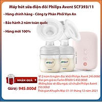 Máy hút sữa bằng điện Philips Avent (Eureka) 393.11 