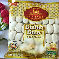 Bánh bao chay trắng Malai loại 40 cái/gói