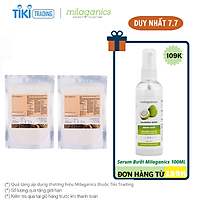 Combo 2 Bột Yến Mạch Milaganics (200g/ Túi)