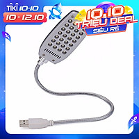 Đèn Led 28 Bóng Cổng Usb Thân Kim Loại Có Thể Uốn Cong - Hàng Chính Hãng (Giao Màu Ngẫu Nhiên)
