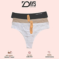 Combo 3 quần lót nữ, quần lót su đúc trơn lọt khe không viền sexy