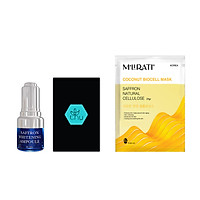 Saffron Whitening Ampoule 20ml + Mặt Nạ Sinh Học Nhụy Hoa Nghệ Tây M'Lirati (Saffron Natural Cellulose) - T.H.Y