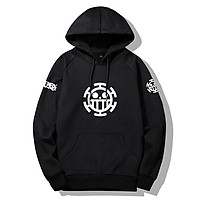 Áo Hoodie Unisex,hoodie nam nữ cao cấp One Piece Law chất liệu nỉ 2 lớp cực hót cho mùa đông