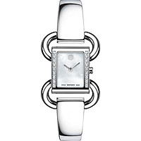 Đồng Hồ Nữ Dây Kim Loại Movado 0606473 (18 x 22 mm) - Mặt Trắng