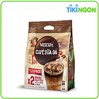 Cà phê hòa tan Nescafé 3in1 Cà Phê Sữa Đá 600G ( Bịch 25 Gói x 24g )