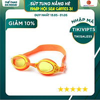 Kính Bơi Cho Trẻ Em Chuyên Dụng YESURE CLEACCO cao cấp chống tia UV ,chống sương mờ chất liệu ABS thân thiện với trẻ em, mặt kính trong , giúp quan sát tốt khi bơi - Màu cam