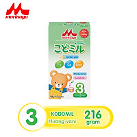 Sữa Morinaga số 3 Kodomil 216g cho bé từ 3 tuổi hương dâu, hương vani (Không tem đổi quà)