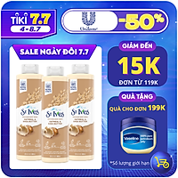 Combo 3 chai sữa tắm St.Ives Yến mạch và bơ 650ml