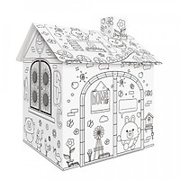 Mô Hình Nhà Lắp Ráp Tô Cho Trẻ Em DIY